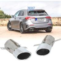 TERMINALI SCARICO MERCEDES W177 18- LOOK A35 AMG