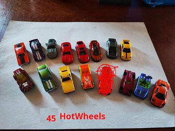 LOTTO 45 MACCHININE 1:64 HOTWHEELS, MICROCAR   Pri