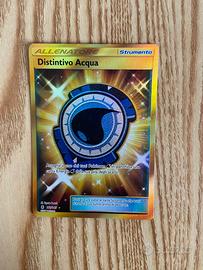 Carta pokemon distintivo acqua fuori serie 161/145