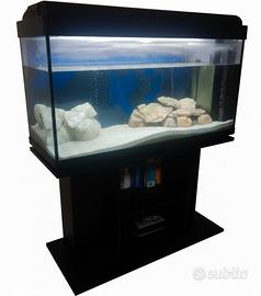 Acquario Poseidon 200Lt con mobile e accessori