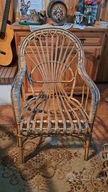 Set poltrone in Rattan
