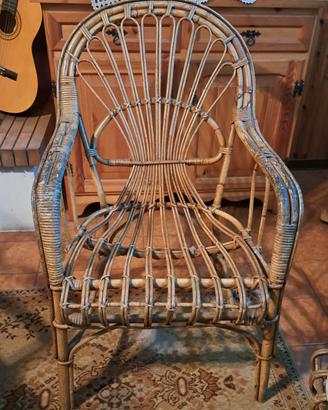 Set poltrone in Rattan