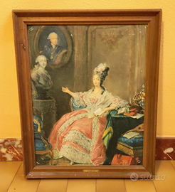 Quadro G. Dagotys Vintage Cornice Legno