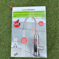 Rubinetto elettrico in acciaio scaldacqua easymaxx