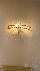 coppia applique in cristallo