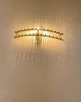 coppia applique in cristallo