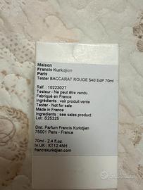 Baccarat Rouge 540 EDP Maison Francis Kurkdjian