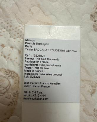 Baccarat Rouge 540 EDP Maison Francis Kurkdjian