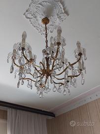 lampadario in cristallo 12 candele