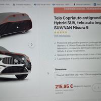 Telo antigrandine Walser mis. Suv/Van 6