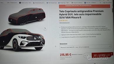 Telo antigrandine Walser mis. Suv/Van 6