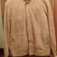 Giacca vera pelle di renna, uomo, taglia 52