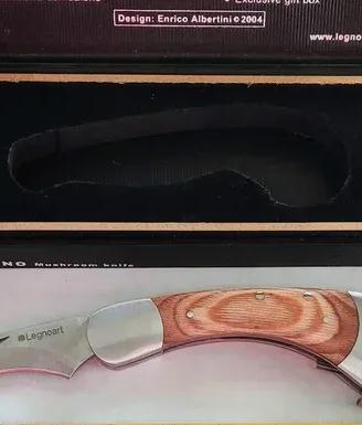 Coltello Funghi Legnoart Porcino NUOVO con Scatola