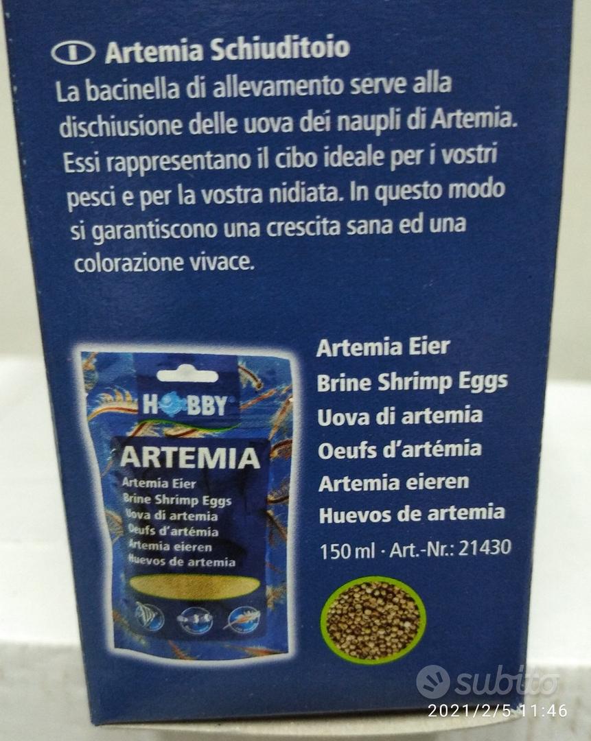Uova Di Artemia Per Acquario - Cibo Vivo Per Pesci D'Acqua Dolce E Salata - Foto 3