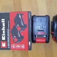 Einhell Originale PXC Twin Pack 4,0 Ah Batterie, 1