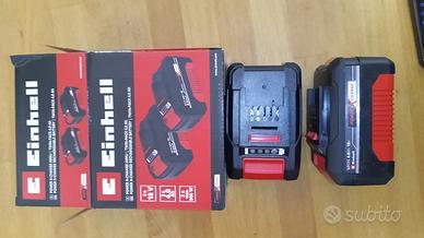 Einhell Originale PXC Twin Pack 4,0 Ah Batterie, 1