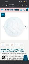 Materasso lettino smart bed mini 72 levin felin