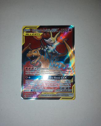 Carta Pokémon Charizard e Braixen GX