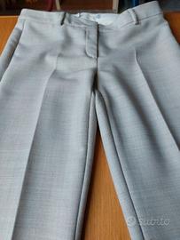 Pantaloni lana beige