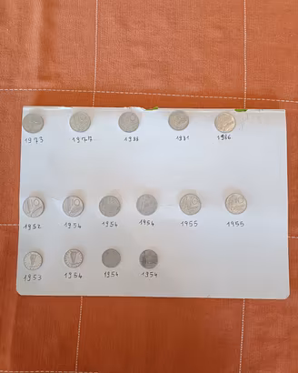  moneteda 10 lire è 5 lire