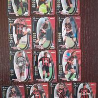 13 CARDS MILAN CHAMPIONS FOOTBALL 2001 2002