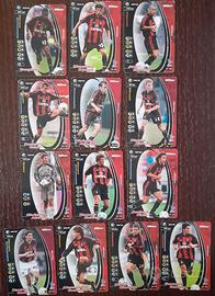 13 CARDS MILAN CHAMPIONS FOOTBALL 2001 2002