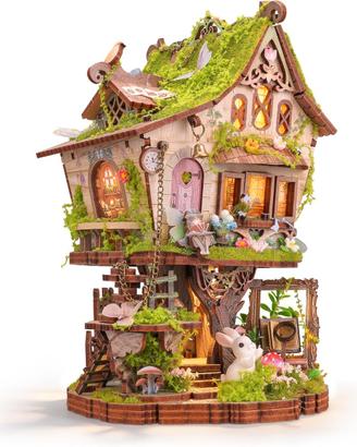 Puzzle Rowan’s Treehouse Kit, Puzzle Miniatura Cas