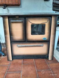 Cucina economica a legna Sideros con forno