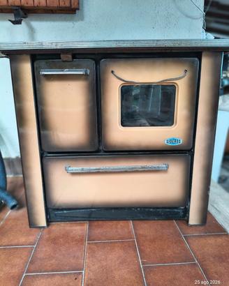 Cucina economica a legna Sideros con forno
