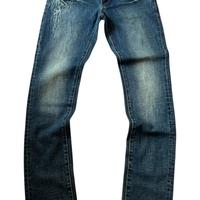 Dior Homme jeans SS07. “Spiderweb” bleached denim