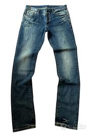 Dior Homme jeans SS07. “Spiderweb” bleached denim