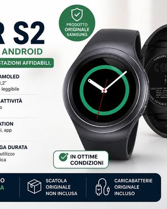 Samsung Gear S2 smartwatch android cinturino metal