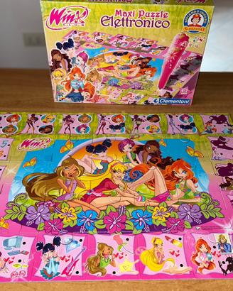 Maxi puzzle gioco elettronico Winx Clementoni