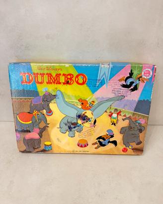 Timbri Legno Dumbo Walt Disney Anni 60 multiprint
