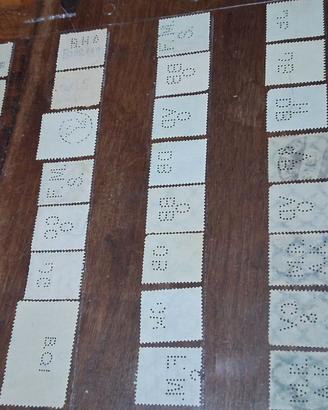 FRANCOBOLLI  PERFORATI ( PERFIN)