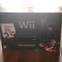 Nintendo Wii Nera - volante, controller+ 3 Giochi 