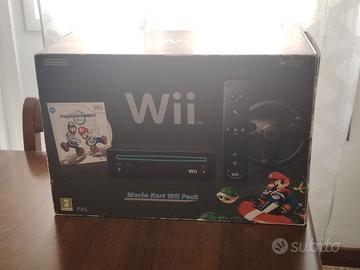 Nintendo Wii Nera - volante, controller+ 3 Giochi 