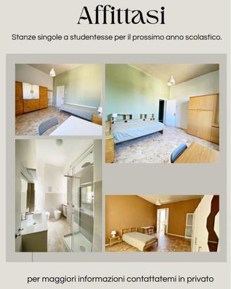 Camere singole per STUDENTESSE in Urbino