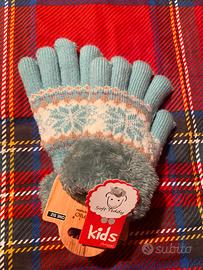Guanti ragazza con pelliccia - Antonio Kids