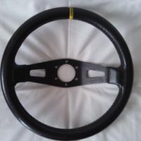 Volante Due Razze Calice Abarth Pelle Sparco Usato