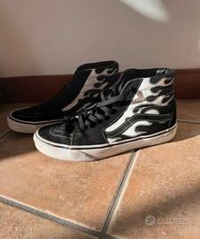 Scarpe vans flame