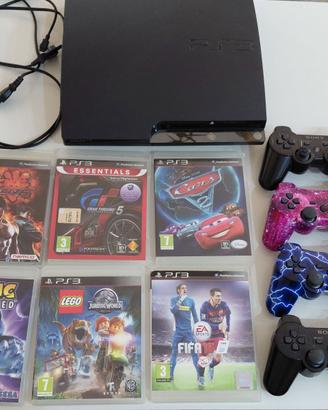 Ps3 + 6 giochi + 4 joystick