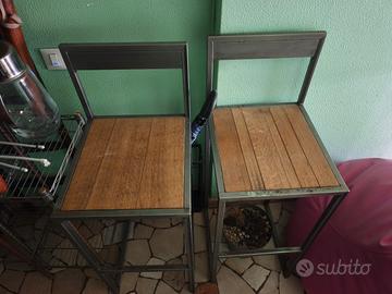 sgabelli vintage/industriale 