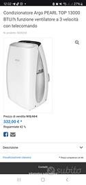Condizionatore Argo PEARL TOP 13000 BTU/h 
