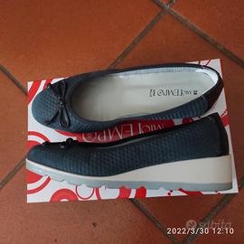 Scarpe con zeppa modello ballerina