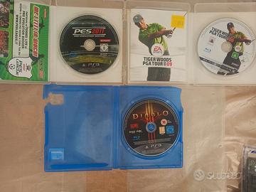 Giochi Sony Ps3 Diablo pes tiger woods