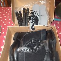 Stivaletti Militari Tg 42 GdF 2003 Black Boots