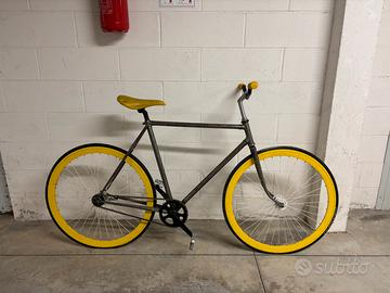 Bicicletta Bianchi vintage contropedale