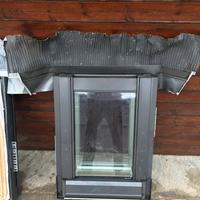 1 lucernario   55x78cm marca ROTO con tendina