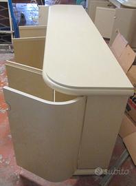 Madia in legno beige laccato